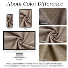Extra Wide Taupe Linen Shower Curtain Neutral Weighted Cloth Fabric Textured Beige Farmhouse Rustic Burlap Country Style Shower Curtains For Bathroom,Light Brown,108x72 Inches Length{"Color_name":"Taupe","Size_name":"108\"Wx72\"L(Packof1)"} - 多色9 - 查看 5