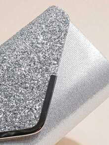 3-częściowy damski elegancki zestaw kopertówek z cekinami, luksusowy naszyjnik z pereł i kolczyki na imprezę lub bankiet