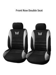 9/4/2 uniwersalne pokrowce na siedzenia samochodowe, ochraniacze z włókna poliestrowego na przednie siedzenia i tylną kanapę. Łatwe w montażu. Tylna kanapa zdejmowana. Pasuje do sedanów, tapicerki samochodowej, kompatybilny z poduszkami powietrznymi. Zestaw 9 szt. zawiera: 2 pokrowce na przednie siedzenia, 1 pokrowiec na oparcie, 1 pokrowiec na tylną kanapę, 5 pokrowców na zagłówki. Zestaw 4 szt. zawiera: 2 pokrowce na przednie siedzenia, 2 pokrowce na zagłówki. - Motyl - Zobacz 15