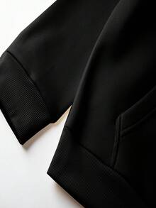 Felpa con cappuccio imbottita termicamente da uomo per l'inverno, maglione costume di Ognissanti per uomo, con stampa di Babbo Natale, tuta casual con morbida vestibilità e design alla moda per uomo