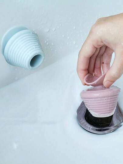 通用浴室浴缸塞厨房洗碗机排水塞带吸盘 - 家用地漏硅橡胶水槽塞 - 防漏塞 - 家用 - 适用于厨房、浴室和洗衣房