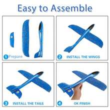 Outdoor Game Foam Dart Airplane, Parent-Child Interactive Foam Airplane Shooting Toy, Throwing Foam Airplane, Children's Birthday Gift For Boys And Girls - Multicolor - View 10