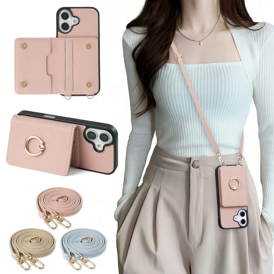 Cardholder Phone Cases - Blue - View 1