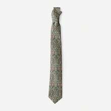 Vintage Printed Tie For Men And Women Hand-Tied Formal Casual Green Fun Floral Animal Tie - 005 - 查看 9
