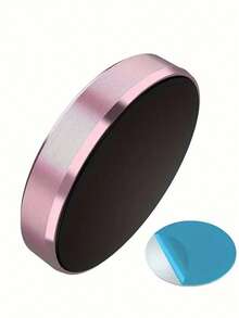 1/3 件创意圆形迷你磁性汽车导航仪表盘出风口夹座合金随机颜色手机支架，多功能迷你磁性粘贴金属汽车导航仪表盘出风口夹座合金金属磁吸家用手机支架，仪表板支架兼容 、Android 手机，生日、家人、朋友汽车配件礼物，车载手机支架