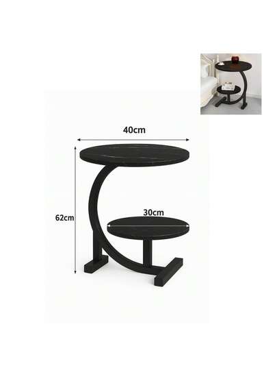 Coffee Tafel Next To The Living Room, Shelf, Nordic Verlichting Luxe Bedside, Moderne Bedside Table, Sofa Side view 3