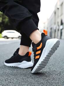 透气网面休闲运动鞋，轻便防滑，经久耐穿，跑步鞋，四季皆宜 - 橘色 - 查看 10