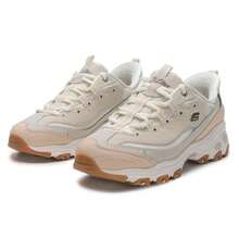 Skechers D'LITES系列休闲鞋熊猫鞋透气科技男女通用旅游、户外、运动鞋150537-NTTP - 自然色/灰褐色 - 查看 3