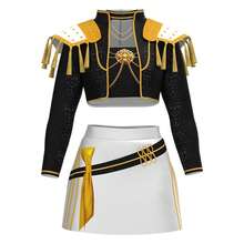 NetHong Kids Girls Rumi Zoey Mira Cosplay K.Pop Demon Hunters Cosplay Costume Black Golden Role Playing Outfit Suit Halloween