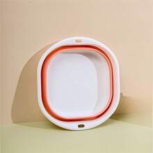 1pc/3pcs Portable Foldable Wash Basin, Vegetable Basin, Foot Basin. Easy To Clean, Lightweight And Extendable. Suitable For Home, Dorm And Outdoor Camping. Used For Camping Sink, Laundry Basin, Bucket, Water Container, Fruit And Vegetable Wash Basin, Cleaning Supplies. Thickened Plastic Foldable Foot Basin And Wash Basin, Essential For Back To School. Foldable Basin, Foldable Basin Set. Home Bathroom Decor Summer