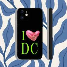 Funda de teléfono con diseño de Fontaines DC Romance compatible con modelos 16, 15, 14, 13, 12, 11, Pro, Max, Plus, X, XS, XR, SE, 8, 7, Mini, funda de silicona suave en color negro compatible con modelos 17, 17 Pro y 17 Pro Max - Z4 - Ver 7