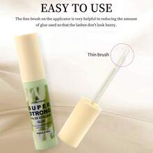 1pc Clear Lash Glue, Super Strong Hold All Day, Waterproof Against Water Exposure, Seamless Blend With Lashes, Easy Application- Festival Gifts, Halloween, Christmas - White - View 6