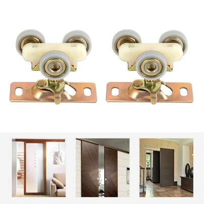 2Pieces/Set Door Track Roller, Sliding Door Suspension Wheel