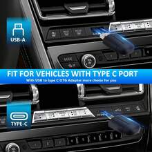 Apple CarPlay Wireless Adapter, Convert Wired To Wireless CarPlay, Plug And Play, Dual Head Wireless Android Car Car Adapter, Bluetooth Car Play Wireless Adapter For IPhone/Android