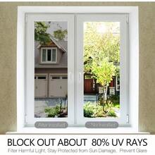 - Pelcula de privacidad para ventana, espejo unidireccional, control de calor, bloqueo, bloqueo, tintado, reflectante esttico, para el hogar, 44.5x 2 metros, plata - Marrón-plata + 17.5 Inch x 6.5 Feet - Ver 7