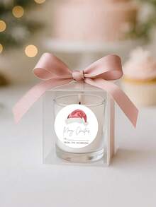 17/35/70pcs Customized 2025 Christmas Stickers, Personalized Text Customization, Christmas Gift Labels, Christmas Labels - Multicolor - View 5