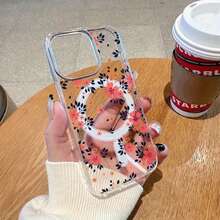 Teléfono: Funda magnética transparente de alta definición con diseño de flor rosa, resistente a caídas. Compatible con phone 16/16 Pro/16 Pro/16 Plus/15/ 15 Pro/ 15 Pro/ 15 Plus/ 14/ 14 Pro/ 14 Pro/ 14 Plus/ 13/ 13 Pro/ 13 Pro/ 12/ 12 Pro/ 12 Pro/ 11/ 11 Pro/ 11 Pro/ X/ XS/ S22/ S22 Plus/ S22 Ultra/ S23/ S23 Plus/ S23 Ultra/ S24/ S24 Plus/ S24 FE/ S24 - transparente - Ver 1