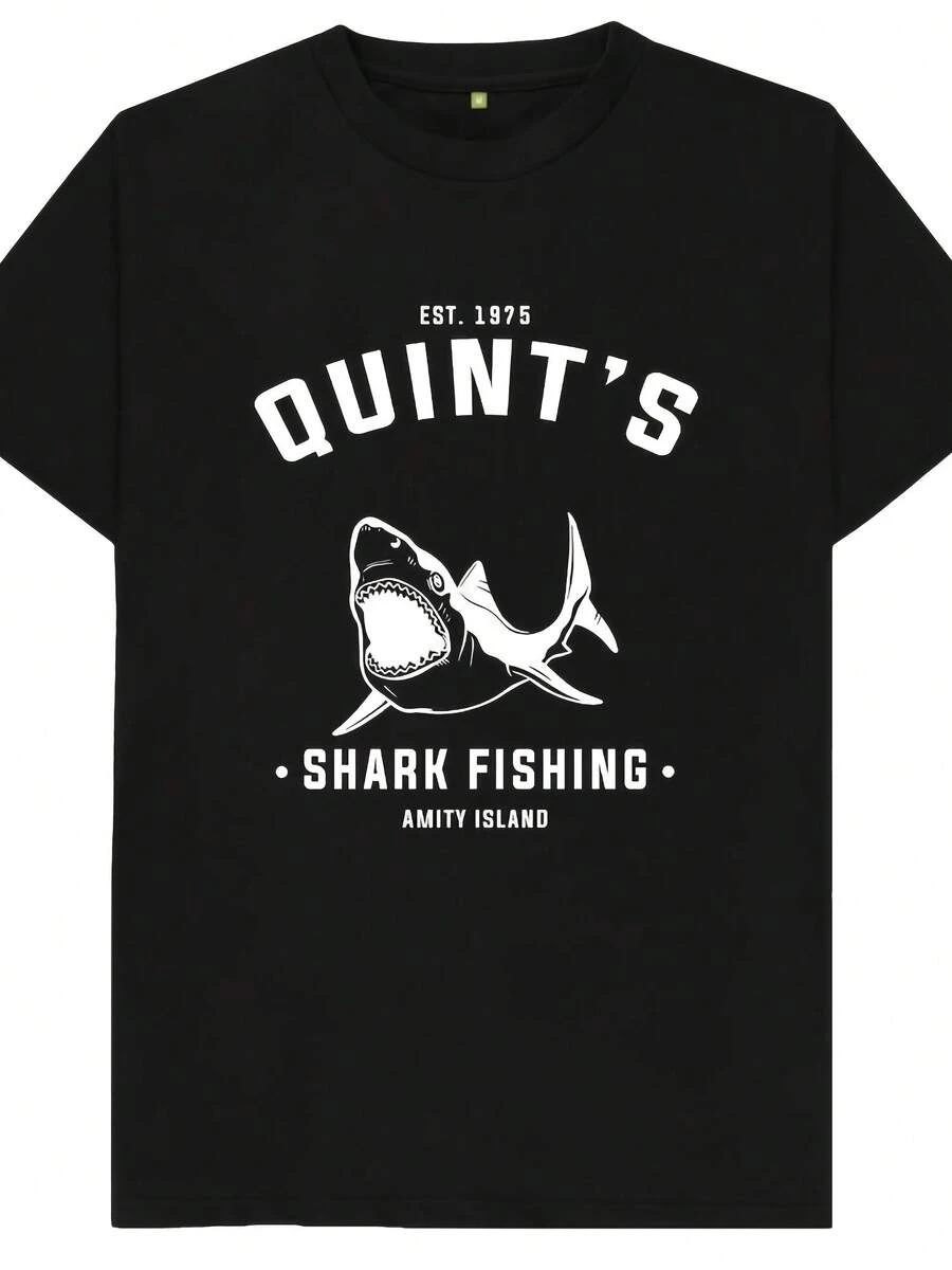 Quint's Shark Fishing Amity Island Est. 1975 S Wos Kids T Shirt - Gaya28 - View 1