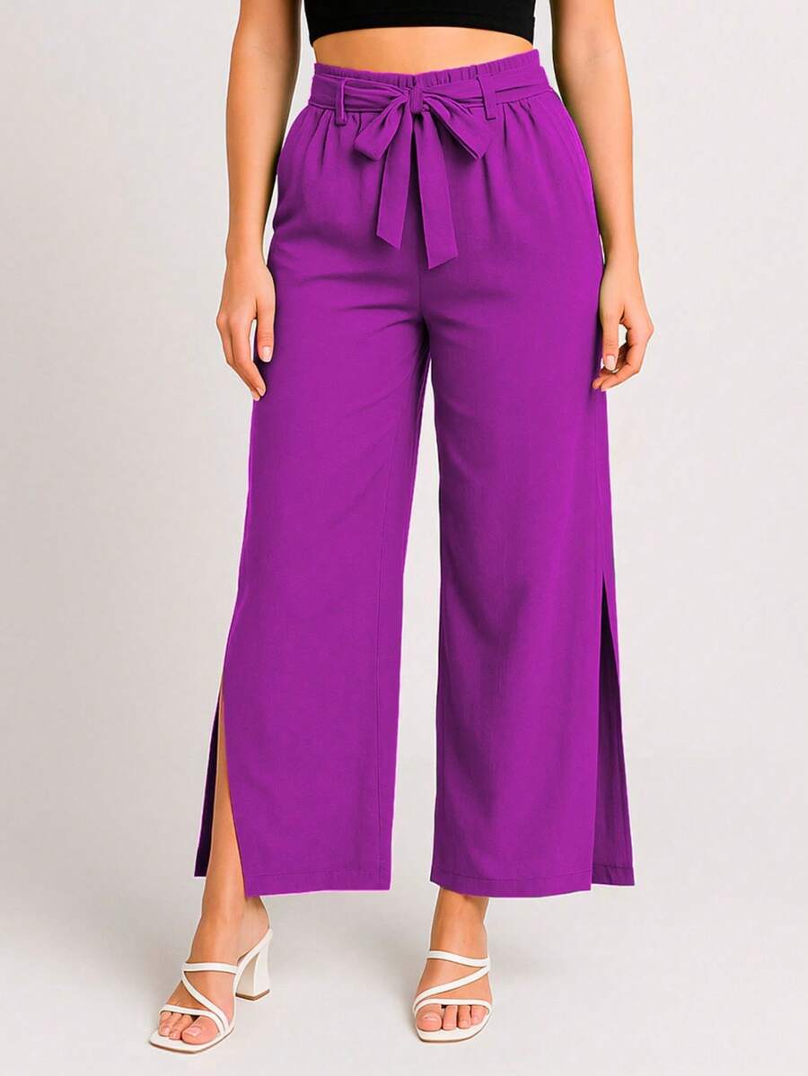Swisz Women Pants - Rose Red - View 1