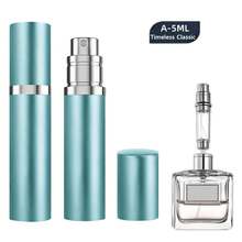1pc Redesigned Perfume Spray Bottle, Portable Perfume Refillable Atomizer, Bottom Fill Mini Spray Travel Perfume Bottle, Pump Fills Directly From The Bottom Without Removing The Cap, 100% Pure Glass Inner Bottle, With A Visible Window So You Can Easily Know How Much Perfume Is Left, Available In 5ml / 8ml /10ml