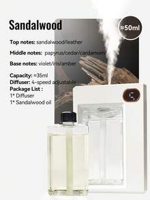 Automatic Aromatherapy Diffuser Mist For Home, Room, Bedroom, Office, Hotels - Long Lasting Deodorizer And Air Freshener - Choice Of Fragrance Oils - Quiet Ultrasonic Diffuser - Mini Portable Aroma Diffuser