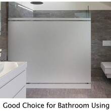 - Pelcula de privacidad para Ventana, Espejo diurno Reflectante con Control de Calor, Bloqueo no calcomana, Tinte esttico, para el hogar y la Oficina Negro - Plata, 29.5x 6.5 pies - esmerilado + 17.3 Inch x 13.1 Feet - Ver 6