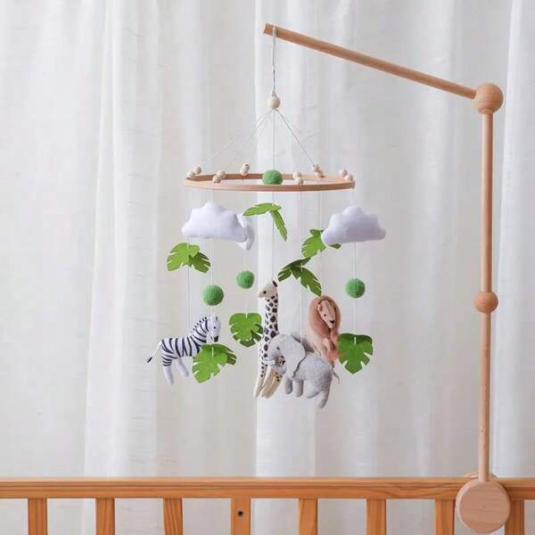 Sino de cama artesanal com ovelha, estrela e lua para bebê, móbile para berço, brinquedos fofos em formato de animais, educativo, melhora a coordenação motora, previne miopia, decoração de quarto de bebê, cores variadas, chocalhos para recém-nascidos, melhor presente para interação entre pais e filhos, aniversário, Natal