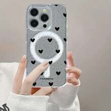Teléfono compatible con 16 Pro y 15/14 PLUS/13/12/11, este nuevo diseño elegante de 2025 presenta un teléfono magnético acrílico transparente que funciona y ofrece un clásico transparente mixto a prueba de golpes. - Colores mixtos 1 - Ver 2