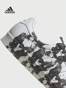 Adidas Adidas (ADIDAS) Adidas Originals Superstar 80s Chinesisches Sternzeichen Hund, rutschfeste und verschleißfeste Sneaker mit niedrigem Schaft, Unisex Weiß und Schwarz SUPERSTAR 80S CHINESE ZODIAC DOG