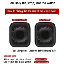 22mm Leather & Canvas Strap Compatible With Apple Watch Series 9 Ultra 8 7 6 5 4 3 2 1, Black & White Design