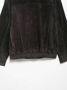 DEEKA Autumn/Winter New Arrival Women's Fashion Suede-Feel Leather Jacket, European And American Style Spring - Maroon - View 10