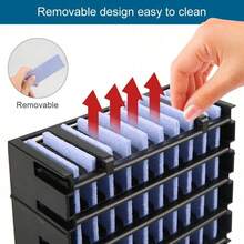 Mini enfriador de aire portátil con pulverizador USB para el hogar, ventilador de aire acondicionado de escritorio, humidificador - Enfriador de aire por pulverización de segunda generación - Ver 7