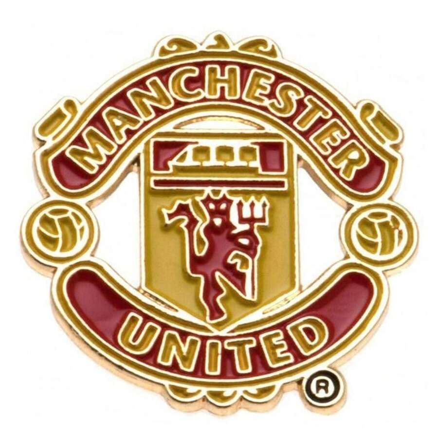 Manchester United FC Badge (Red/Yellow) - 100% Mixed - (BS4027) - 紅色 - 查看 1