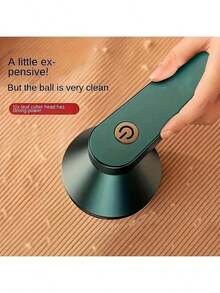 1pc Rechargeable & Portable Electric Lint Remover, Fabric Shaver, Effectively And Quickly Remove Fuzz, Pills, And Lint From Furniture, Carpet, Clothes( Green ) - Multicolor - View 11