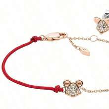 Fossil Brand Rose Gold Stainless Steel Chain Bracelet, Metal Bracelet, Earrings, Fashionable And Elegant Suitable For Women, Various Holidays JF03384791