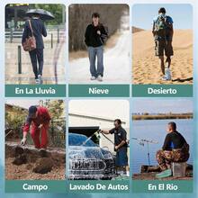 Cubre Zapatos Impermeable, Cubierta de Zapatos Impermeable con Cremallera para Viaje Antideslizante Plegabl de Reutilizable, Protector de Zapatos Impermeable de Silicona