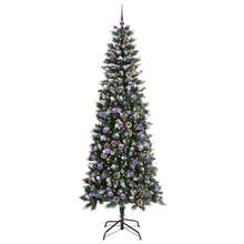 Künstlicher Weihnachtsbaum mit 300 s Grün 96 x 96 x 240 cm - Grün - Übersicht 2