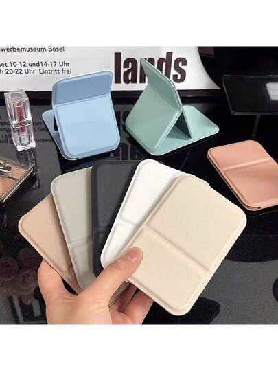 MINI Folding Makeup Mirror, Portable Compact held Cosmetic Spiegel Women, Small Desktop Vanity Purse, Travel, Home Quick Touch Ups, Office Desk, Vacation, Ideal Adults, Girlfriends, Wives Perfect Holiday Giving, Birthday s, Anniversary Presents view 7