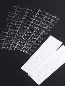 120/240pcs Transparent Nail Polish Color Card Round Display Stickers, Nail Art Color Chart, Adhesive Stickers, Nail Salon Accessories, Fake Nail Display Stickers, Nail Polish Training DIY Practice Tools - Multicolor - View 9