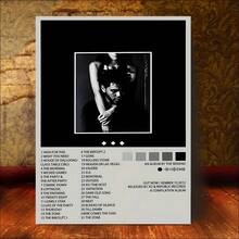 1 pieza Póster de lienzo sin marco, Pintura de álbum de música, Arte de pared de lienzo, Pintura artística para regalo, dormitorio, oficina, sala de estar, cafetería, bar, decoración de pared, decoración del hogar y la residencia