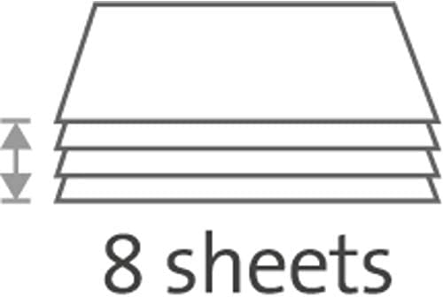 Guillotina de papel Dahle 502 (base de metal, cortador de papel 6-8 hojas, DIN A4, presión manual) azul