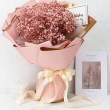 38x 25 Yards Satin Ribbon, Autumn Orange Silk Ribbon Wrapping, Floral Bouquets, Crafts, Wedding Party Decorations, And Sewing Projects - Cam mùa thu + 3/8" x 25 Yards - Xem 5