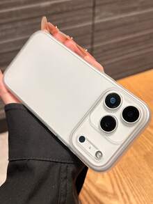 奢华哑光肤感手机壳适用于 17 Pro Max 17 Pro 17 16 15 14 13 Pro Max 12 11 Pro Max 保护防震后盖 - 磨砂透明 - 查看 5