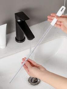 45厘米管道疏通刷，浴室毛发下水道，水槽清洁刷，排水管清洁剂，柔性清洁剂，堵塞孔清除工具