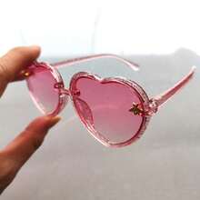 Óculos de sol infantil coracão Cute com abelha Blogueirinha Menina Kids