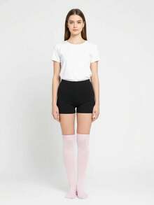 Don Calcetin Women Over The Knee Socks - Pink - View 4