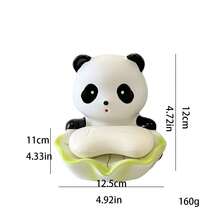 1个熊猫树脂皂液器 - 可爱的熊猫造型，独立式浴室台面装饰，手动按压泵，适用于洗手液或乳液，无需用电，浴室皂液瓶，光滑亮泽的熊猫奢华洗手液瓶，沐浴露空瓶，可重复灌装的按压瓶，浴室配件，厨房用品，厨房配件，厨房工具 - 彩色 - 查看 10