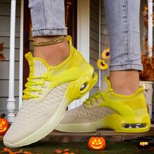 Comfortable,Casual,Commuter,Mothers Day Gifts ,Holiday,Halloween,Christmas,Personalized,Halloween Women's Fashion,Fallfreshnes,Women's Sneakers - Available In Three Colors: Bright Pink, White And Bright Orange. Women's Casual Shoes, Lightweight Blade Sole, Breathable Knit, Lace-Up Rebound Cushioning, Suitable For Walking And Tennis, Sports Style2025 Autumn New Arrivals Women's Lightweight Stylish Sneakers - Low-Top  Sole For All-Day Wear, Casual Sneakers |   Low-Top Sneakers |   Lace-Up Closure, Comfortable, Non-Slip, Lace-Up Casual Sneakers With Cushioned Insoles, White Stripe Design (These Shoes Are Perfect For Swapping With Friends At The Start Of The New School Year. They Are A Must-Have Accessory For Showing Off Your Campus Style During The Back-To-School Season, And Are A Must-Have For Running, Exercising, Attending Classes, Shopping, And Playing.) . They Are A Must-Have Item For Halloween Costume Outfits And Also Very Suitable For Wearing With Clothes In The Autumn Season.