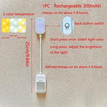 1 Đèn đọc sách 8 bóng LED sạc lại dùng để đọc sách cạnh giường ngủ - Bảo vệ mắt với 3 mức nhiệt độ màu, độ sáng có thể điều chỉnh, đèn đọc sách kẹp nhẹ, nhỏ gọn, thích hợp cho học sinh, trẻ em, đan lát, cắm trại, sửa chữa, người yêu sách, quà tặng tốt nghiệp - Kiểu dọc màu trắng - Xem 12