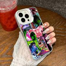 Custodia per telefono Fontaines DC Romance, cover in argento con stampa a colori, compatibile con 16, 15, 14, 13, 12, 11 Pro Max Plus, compatibile anche con Galaxy S17, S17 Pro, S17 Pro Max